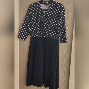 Oxiuli Fashion Polka Dot Dress 2XL
